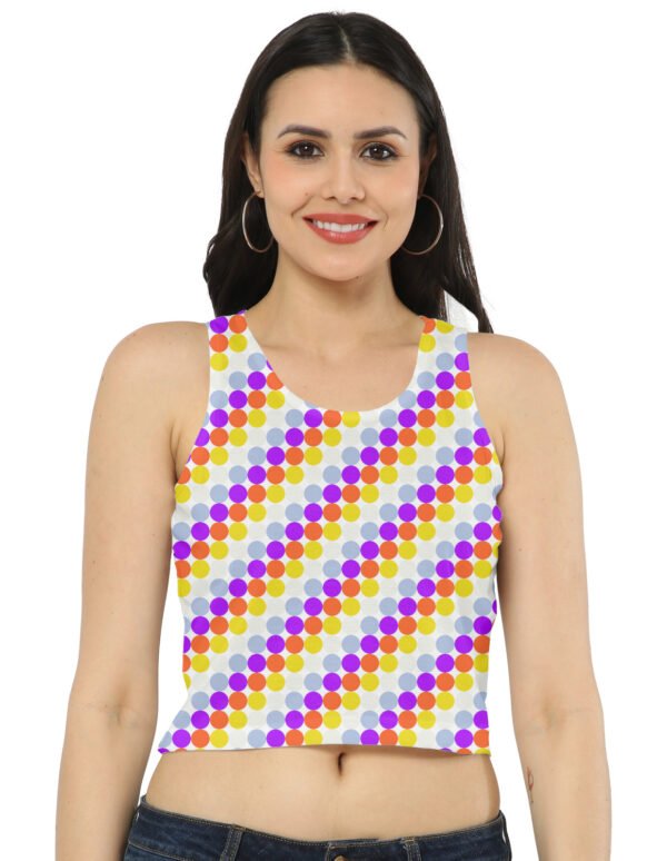 Electric Sherbet PC Women Crop Tank