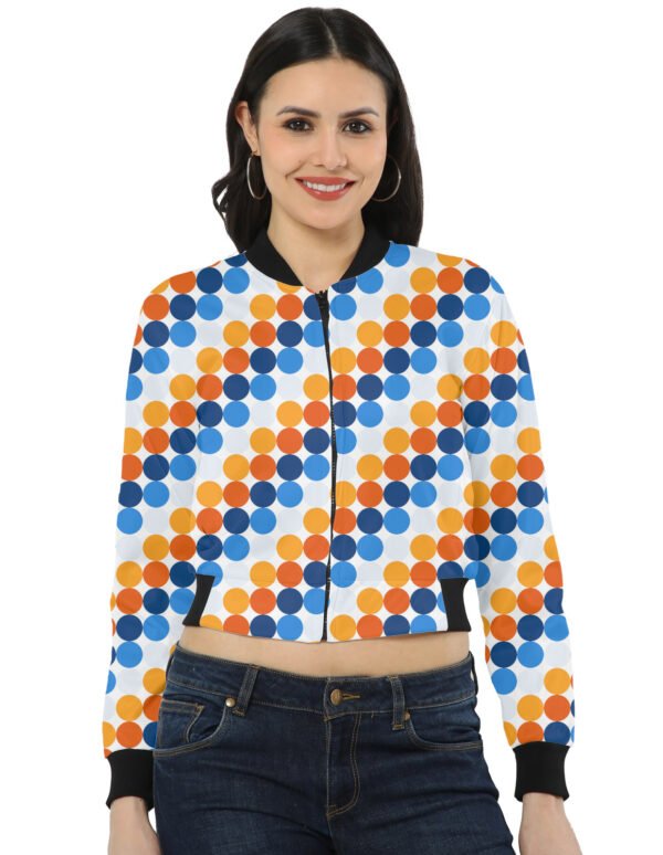 Electric Sunset PC Women Bomber Jacket
