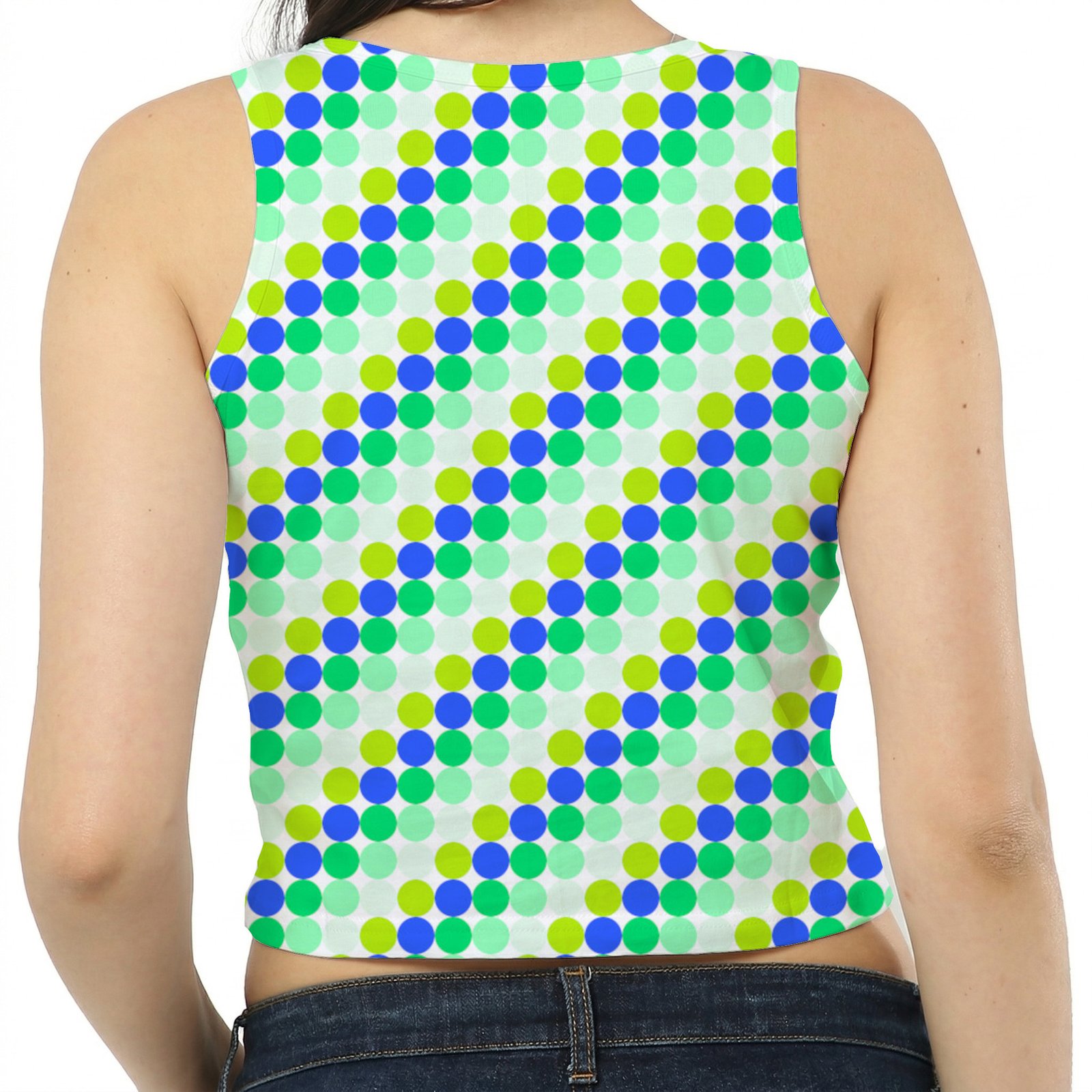 Fresh Mojito PC Women Crop Tank - Image 2