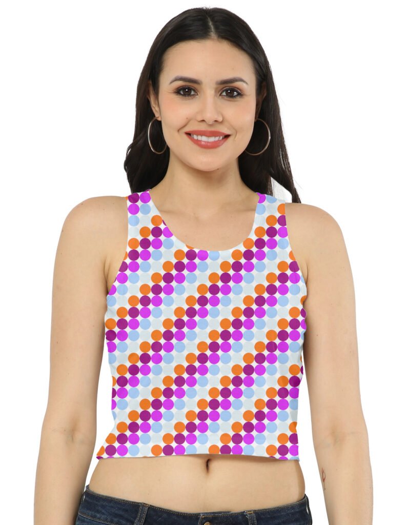 Frozen Fruit PC Women Crop Tank