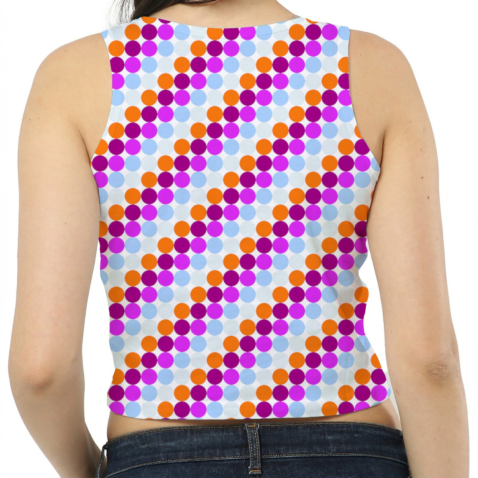 Frozen Fruit PC Women Crop Tank - Image 2