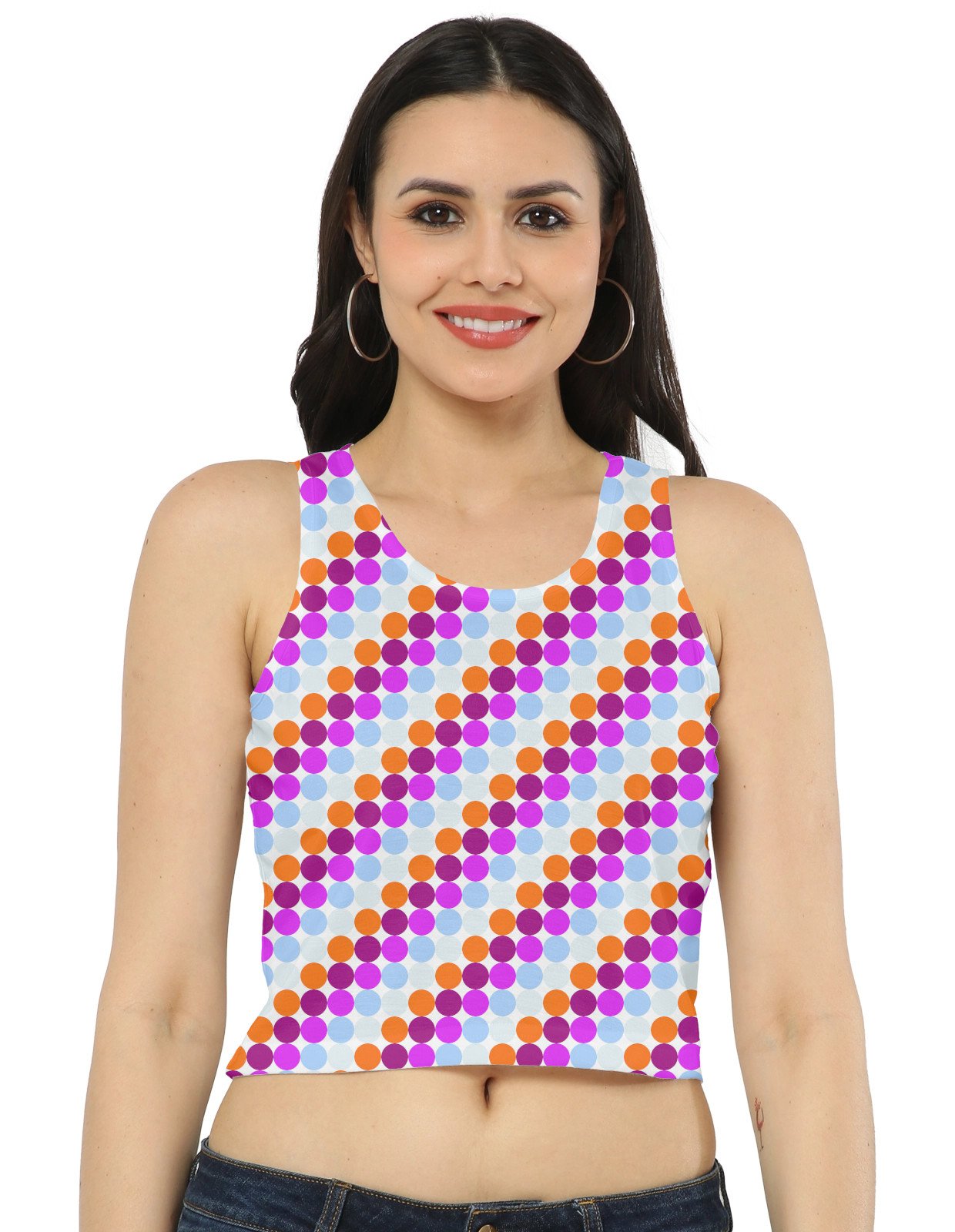 Frozen Fruit PC Women Crop Tank - Image 1