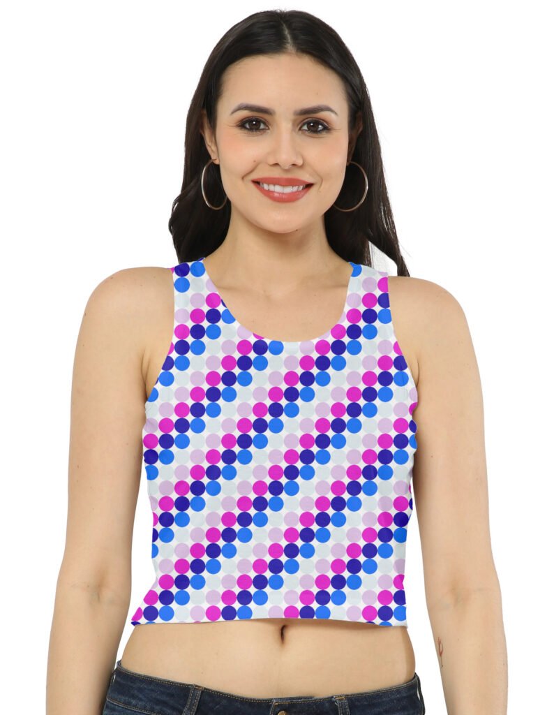 Galaxy Glow PC Women Crop Tank