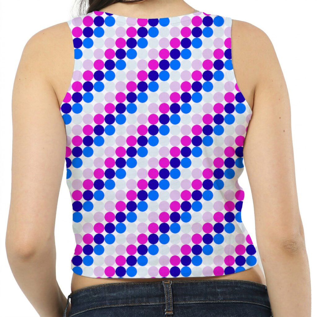 Galaxy Glow PC Women Crop Tank