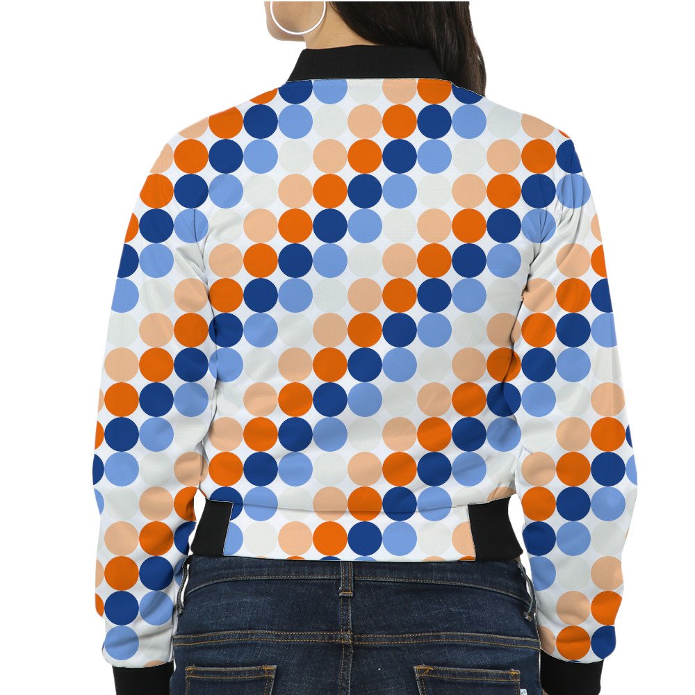 Harbor Flame PC Women Bomber Jacket - Image 2