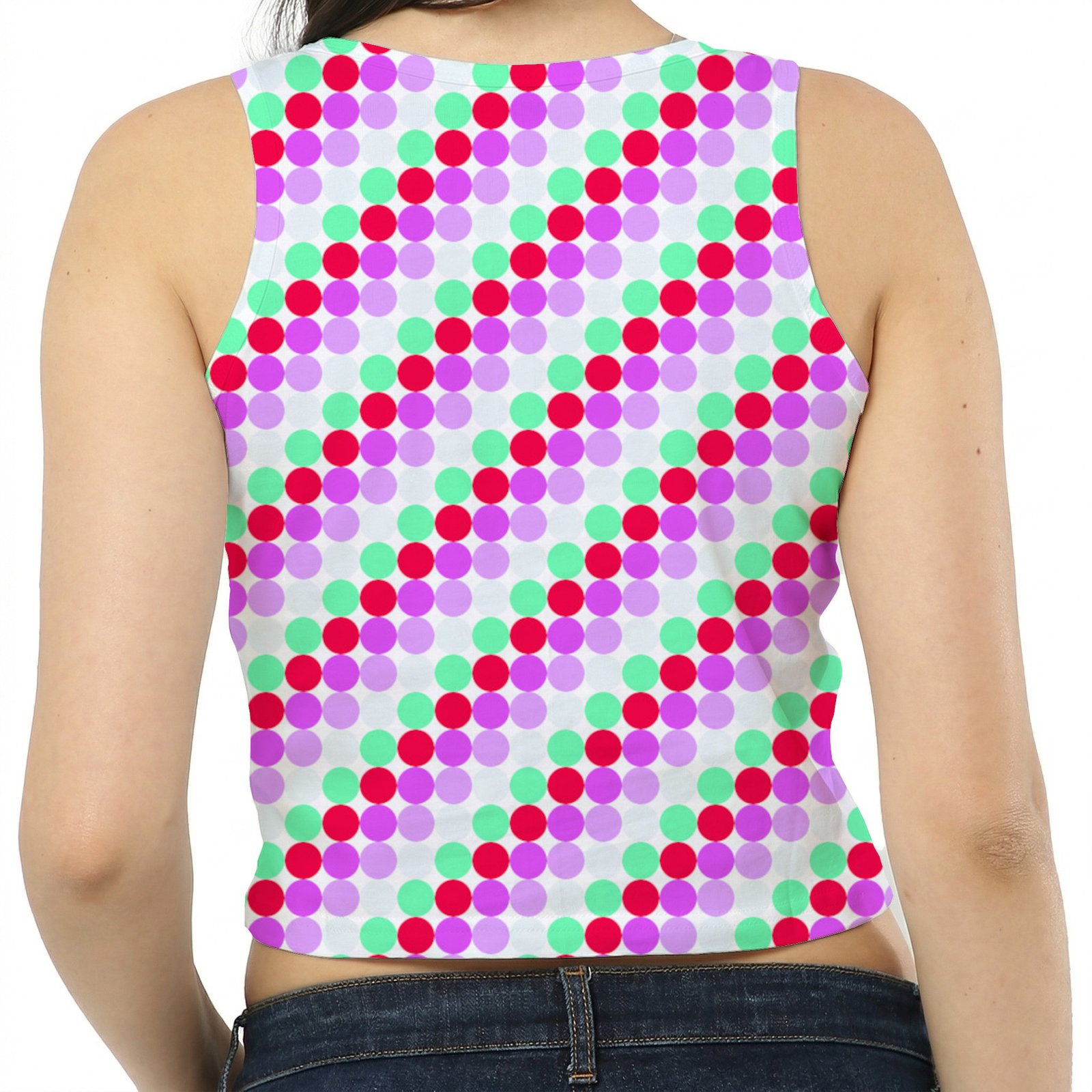 Miami Glow PC Women Crop Tank - Image 2