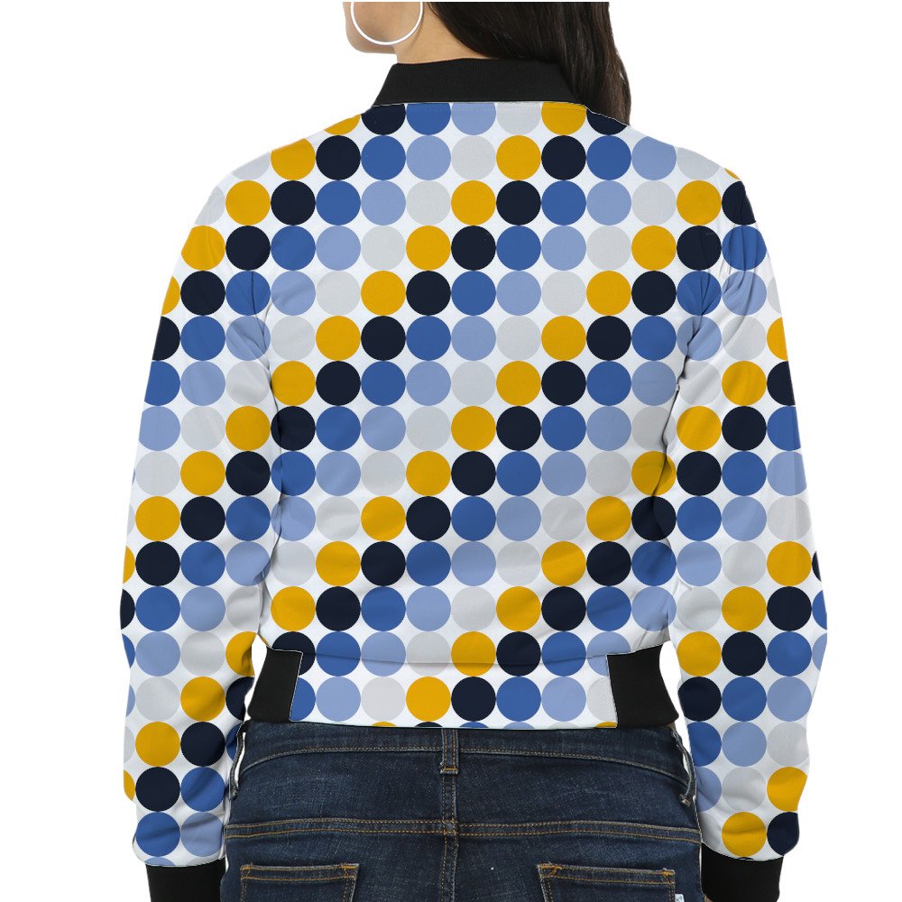 Midnight Signal PC Women Bomber Jacket - Image 2
