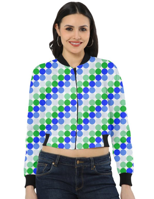 Neon Growth PC Women Bomber Jacket