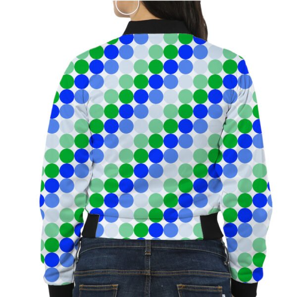 Neon Growth PC Women Bomber Jacket - Image 2