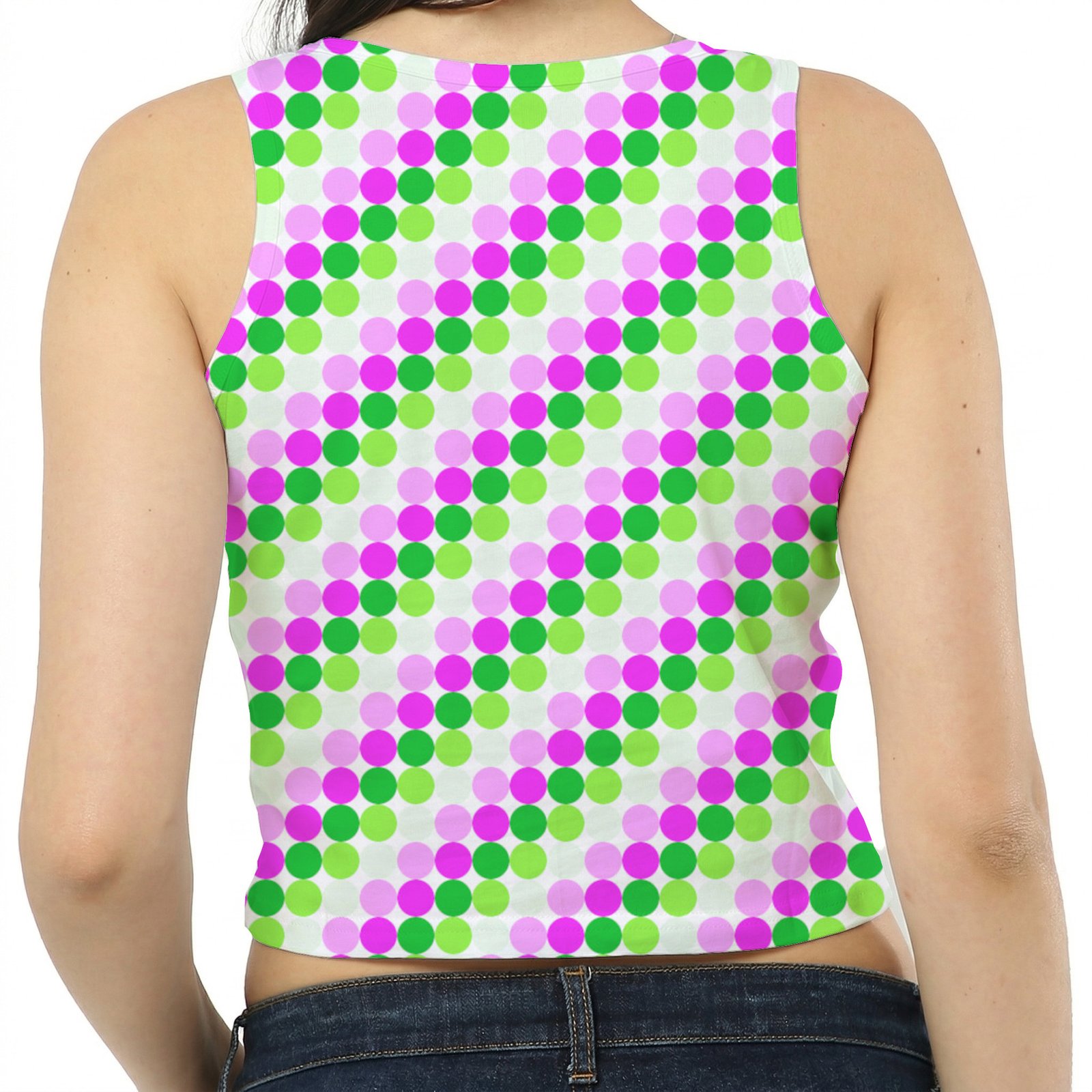 Neon Tulip PC Women Crop Tank - Image 2