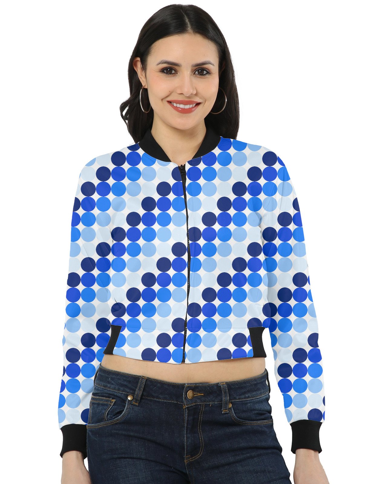 Ocean Breeze PC Women Bomber Jacket - Image 1