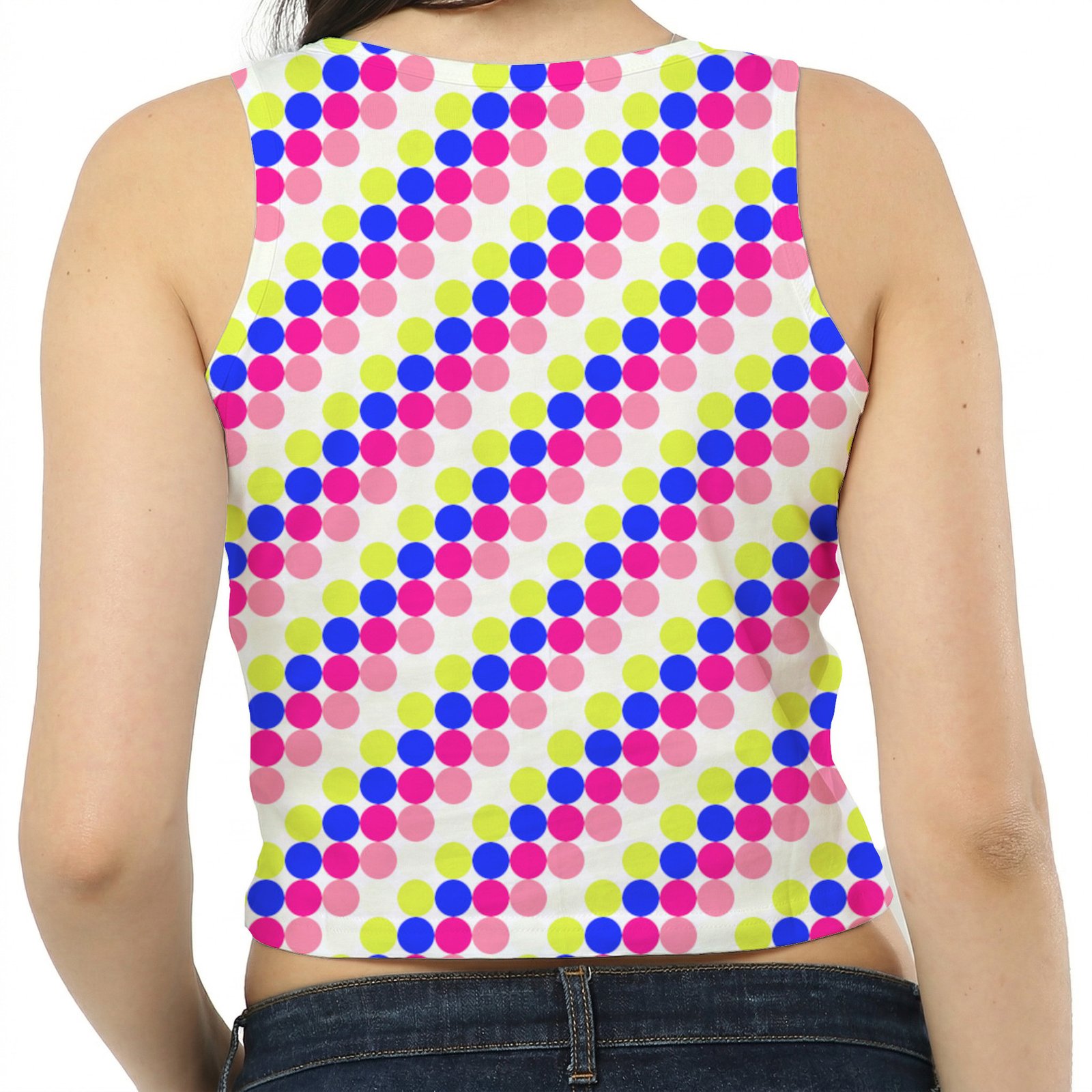 Pop Art PC Women Crop Tank - Image 2