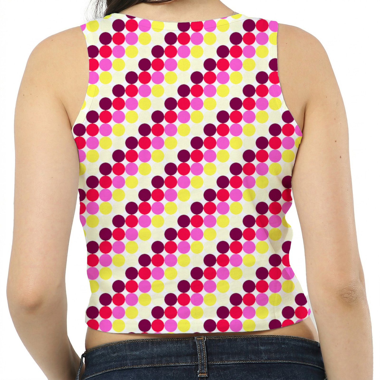 Raspberry Lemonade PC Women Crop Tank - Image 2
