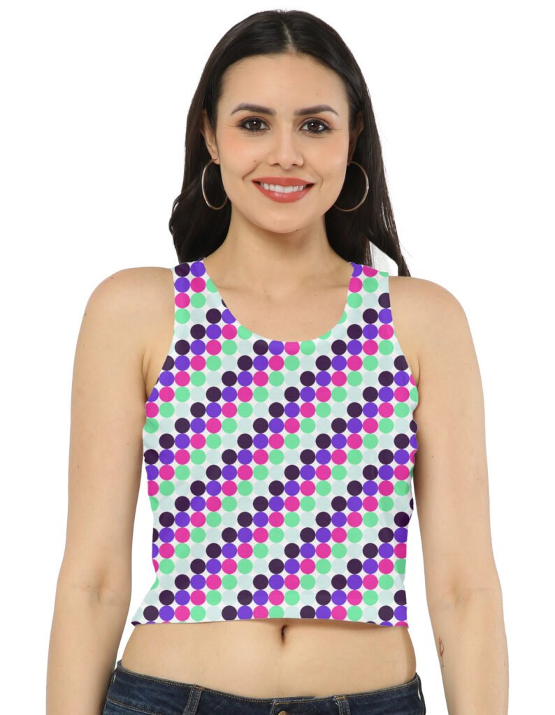 Retro Arcade PC Women Crop Tank