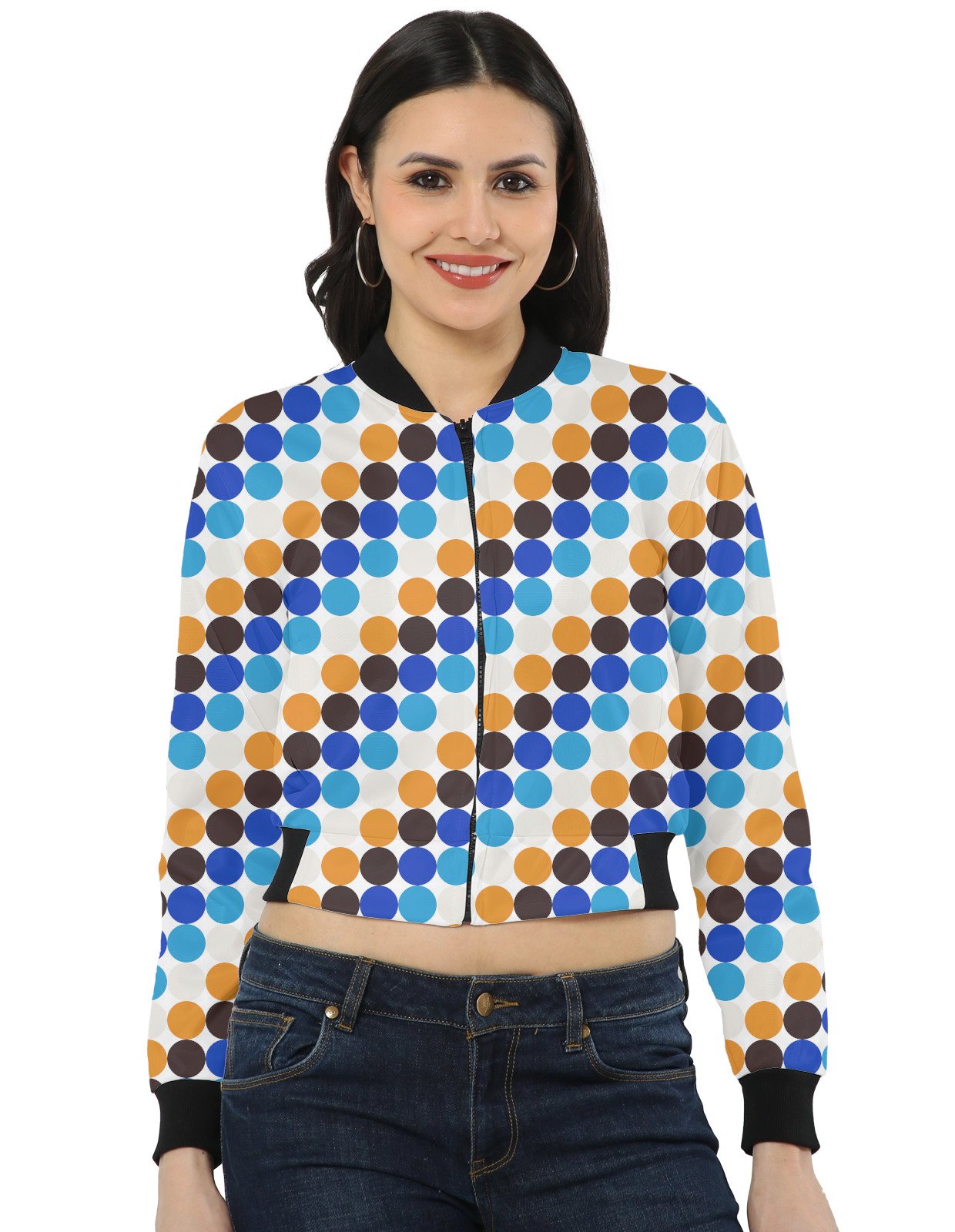 Retro Boost PC Women Bomber Jacket - Image 1