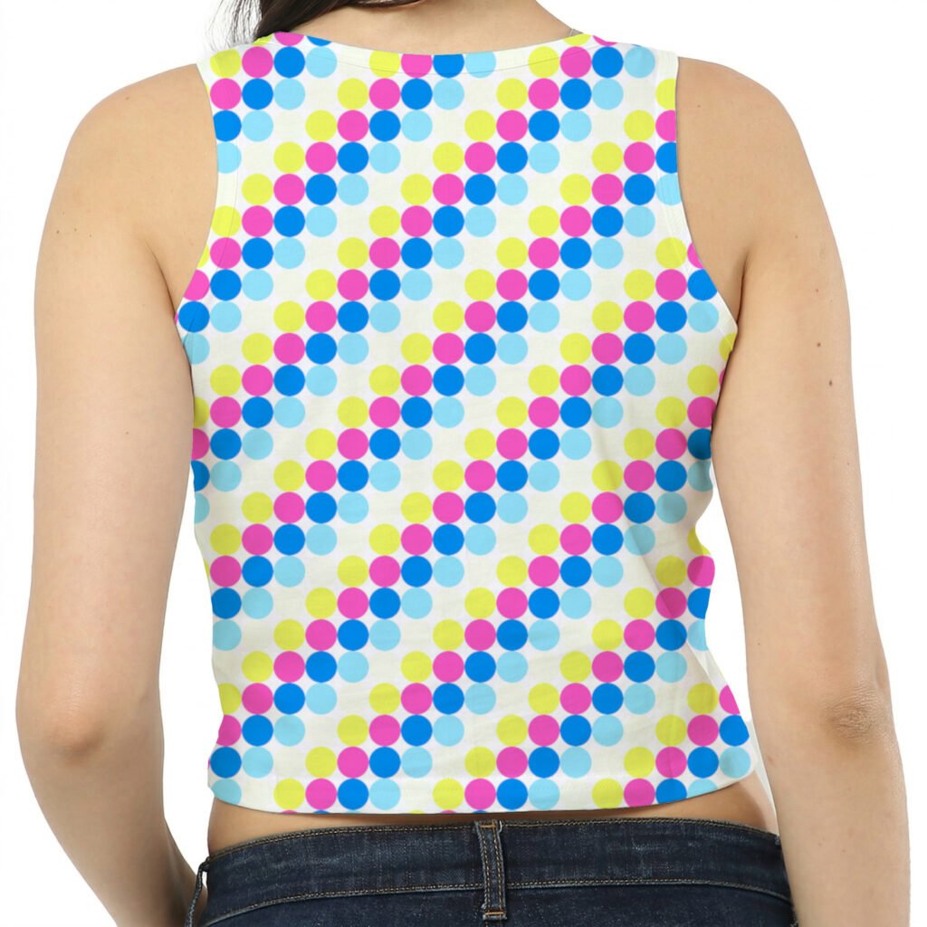 Roller Disco PC Women Crop Tank