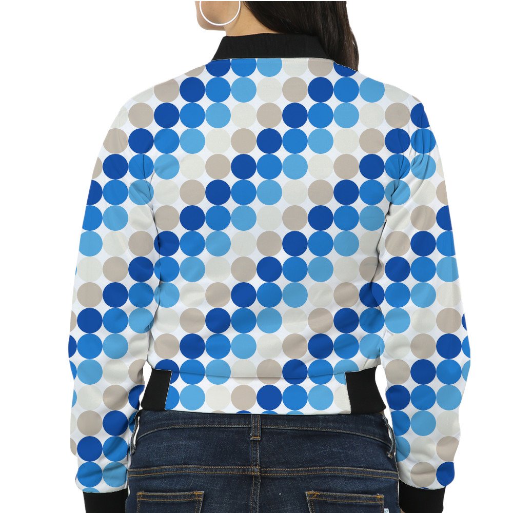 Seaside Sand PC Women Bomber Jacket - Image 2