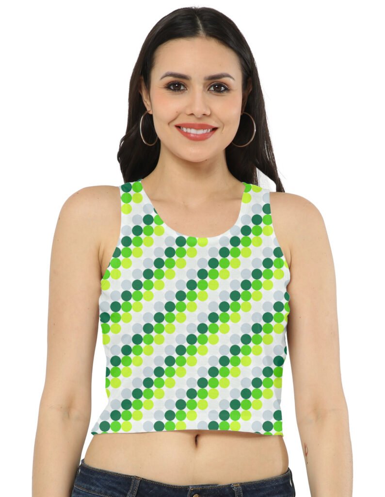 Tennis Match PC Women Crop Tank