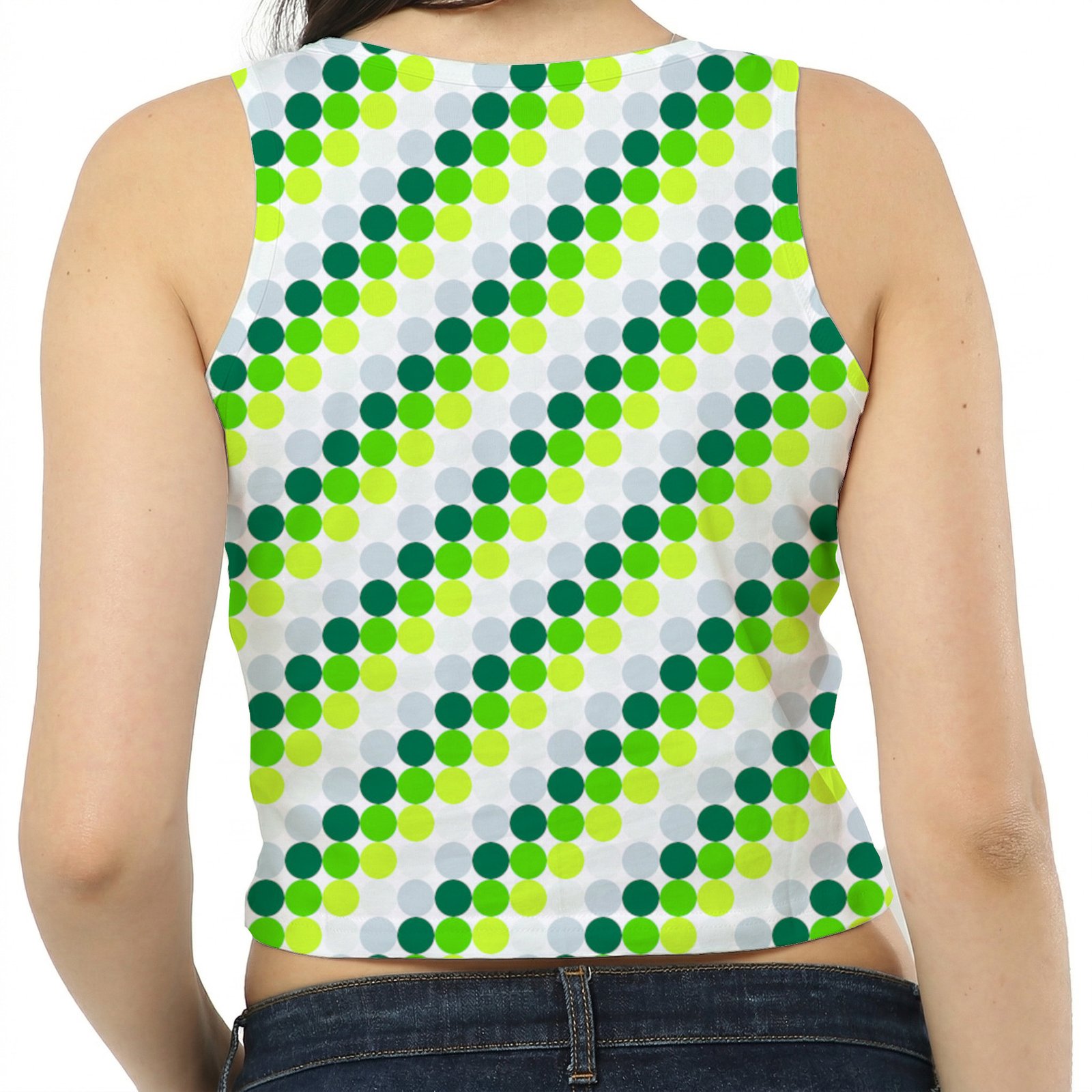 Tennis Match PC Women Crop Tank - Image 2