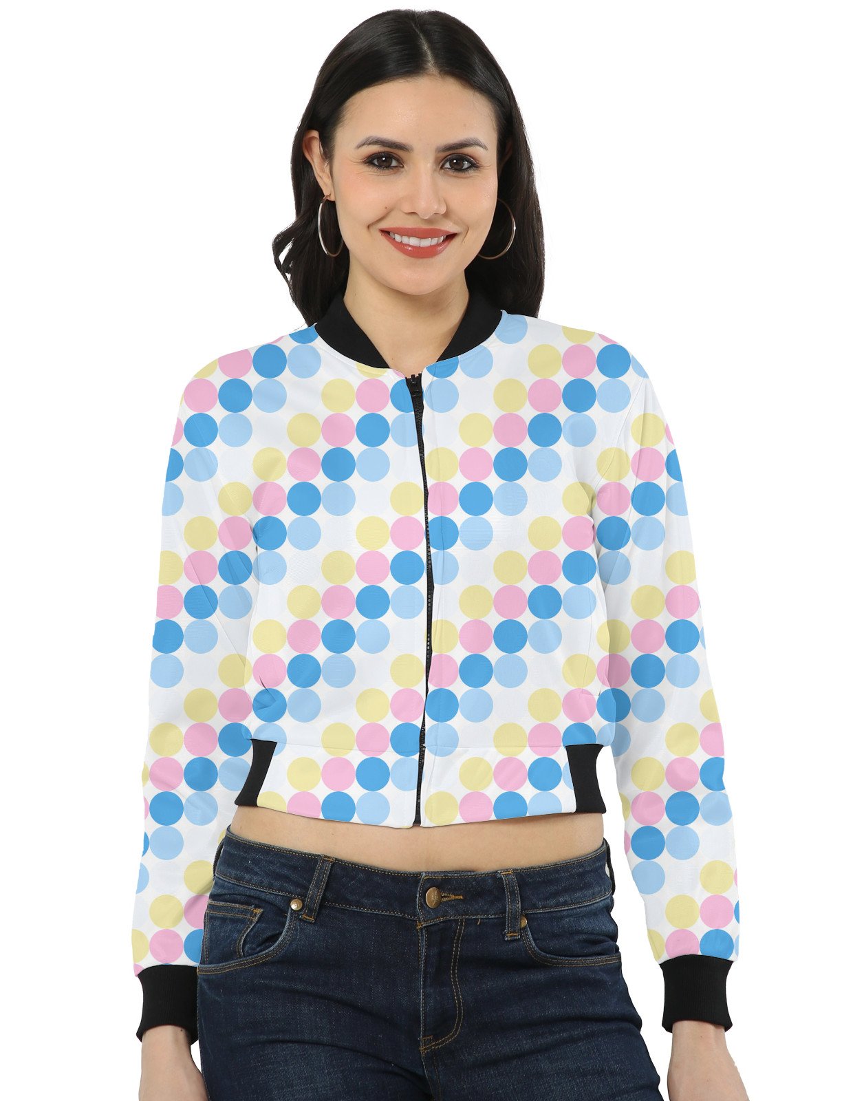 Tiny Joys PC Women Bomber Jacket - Image 1