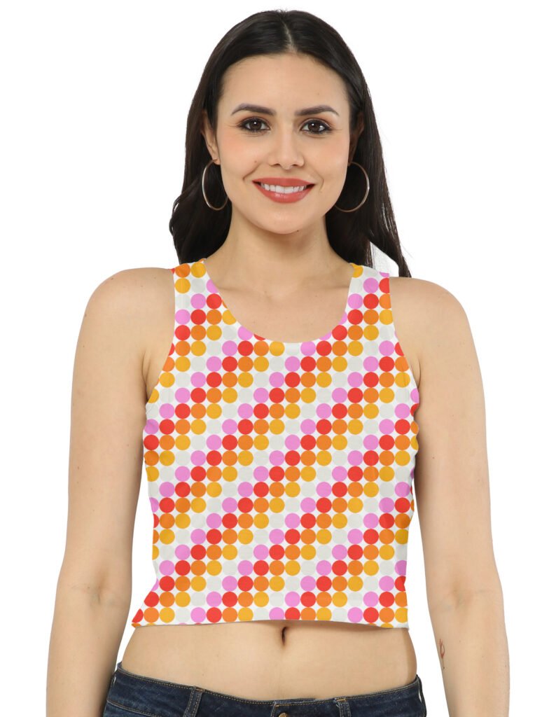 Tropical Sunset PC Women Crop Tank