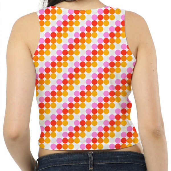Tropical Sunset PC Women Crop Tank - Image 2