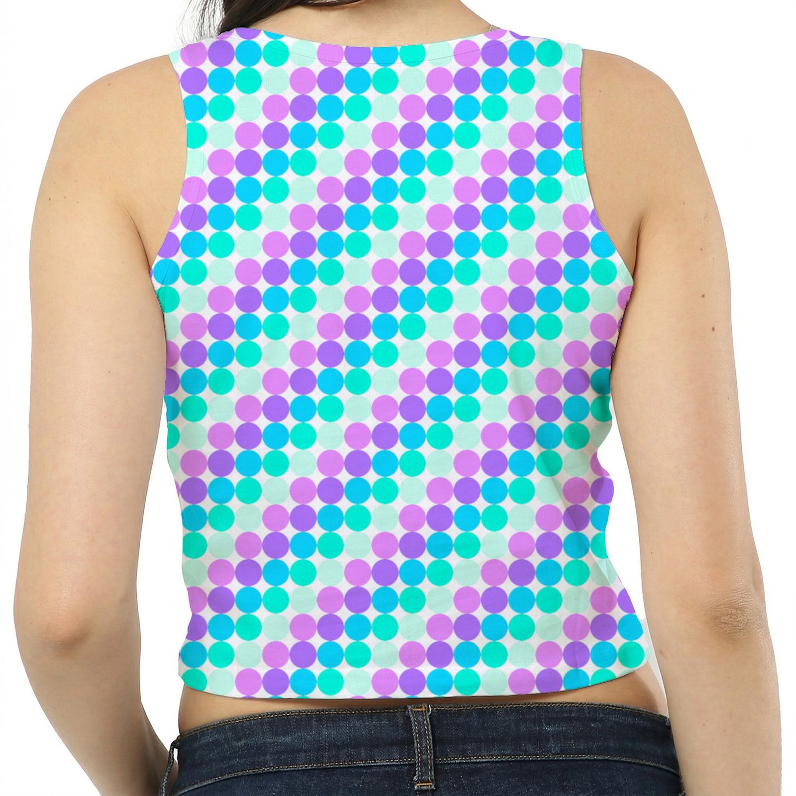 Unicorn Dream PC Women Crop Tank - Image 2