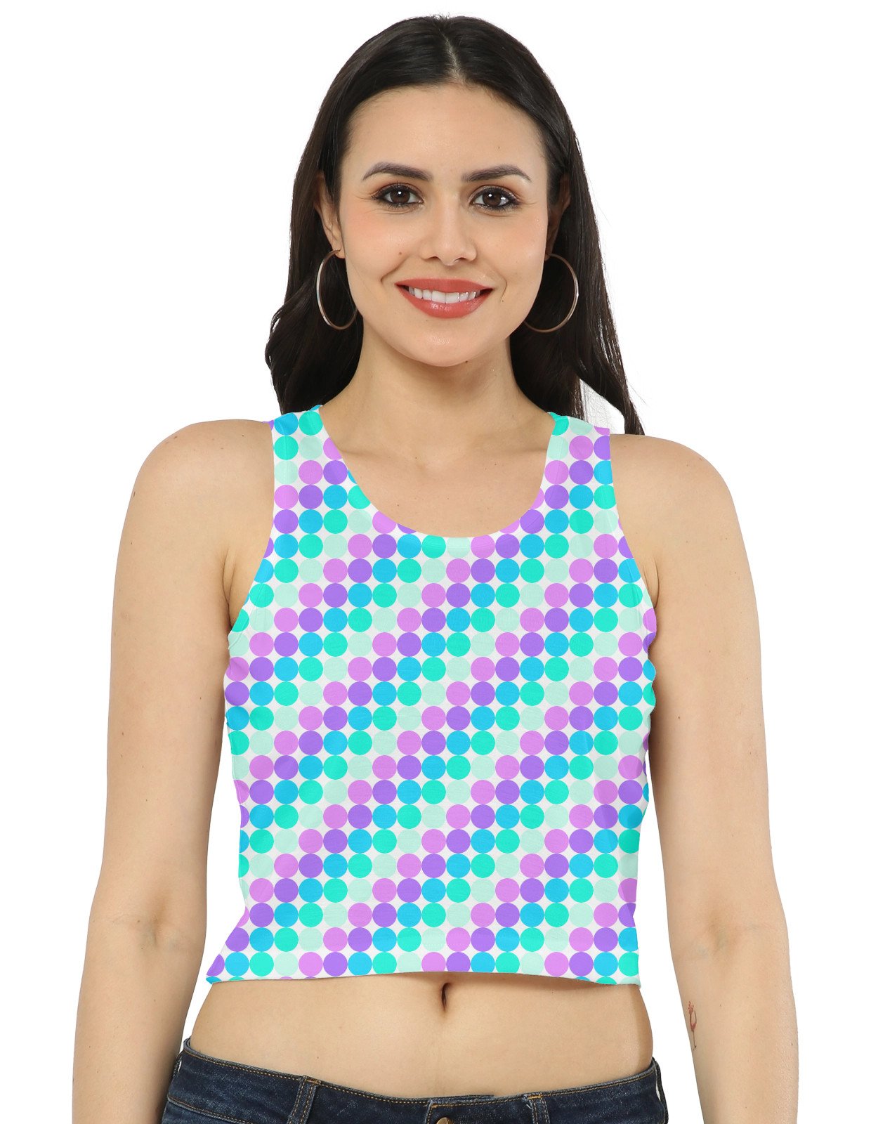 Unicorn Dream PC Women Crop Tank - Image 1