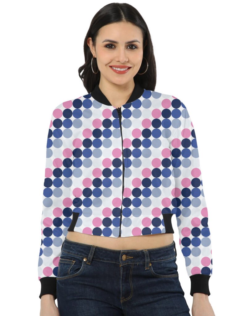 Winter Blossoms PC Women Bomber Jacket