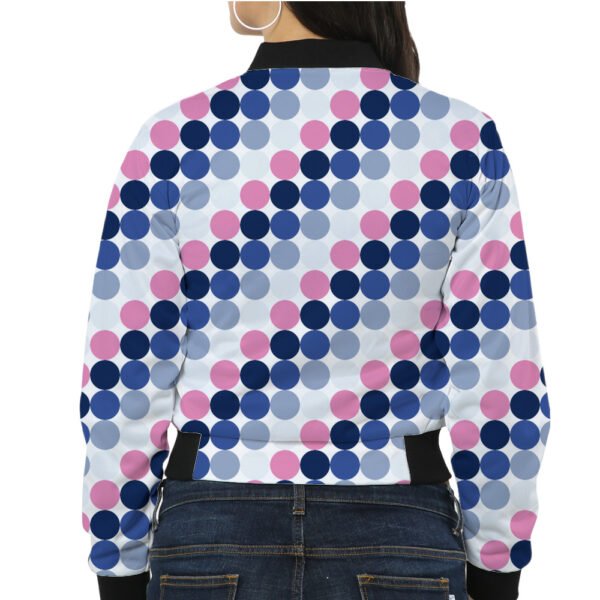 Winter Blossoms PC Women Bomber Jacket - Image 2