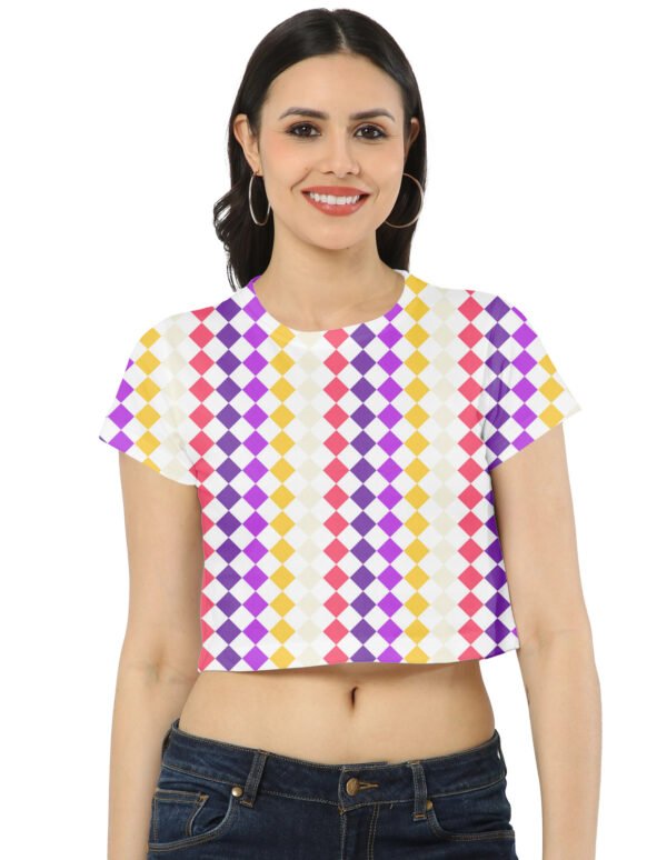 Carnival Crush PDC Crop Top
