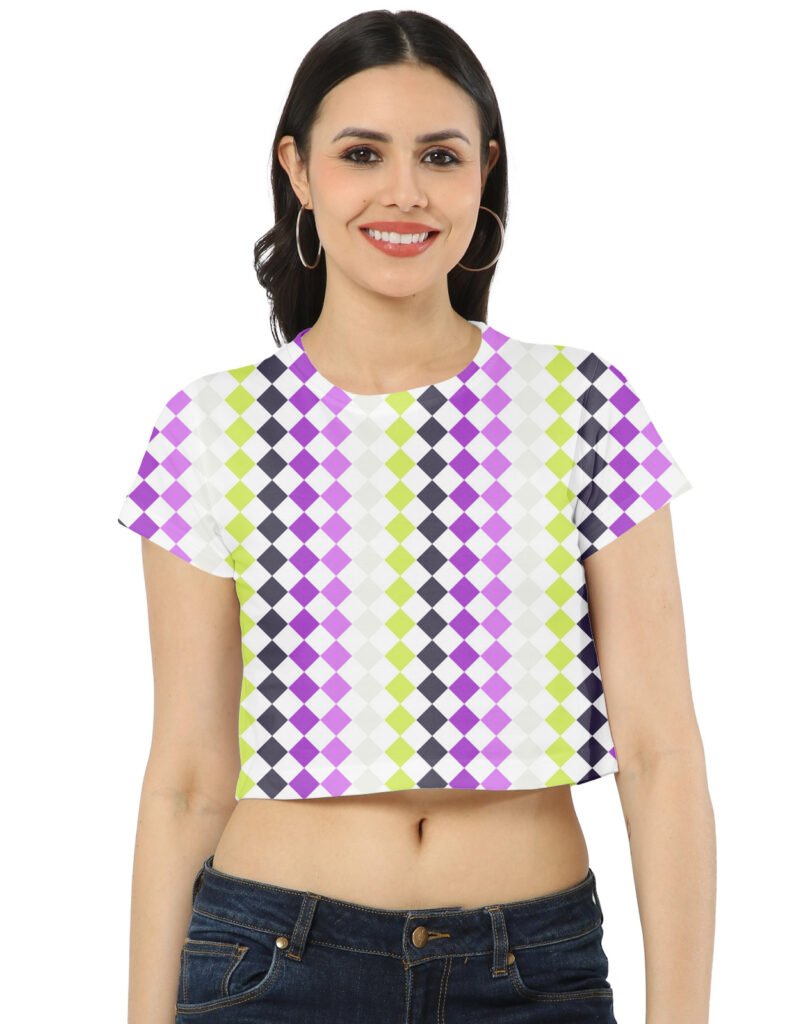 Electric Plum PDC Crop Top