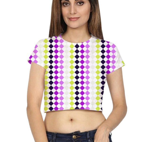 Electric Plum PDC Crop Top - Image 2