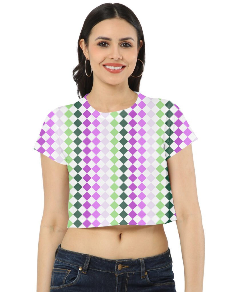 Floral Mojito PDC Crop Top
