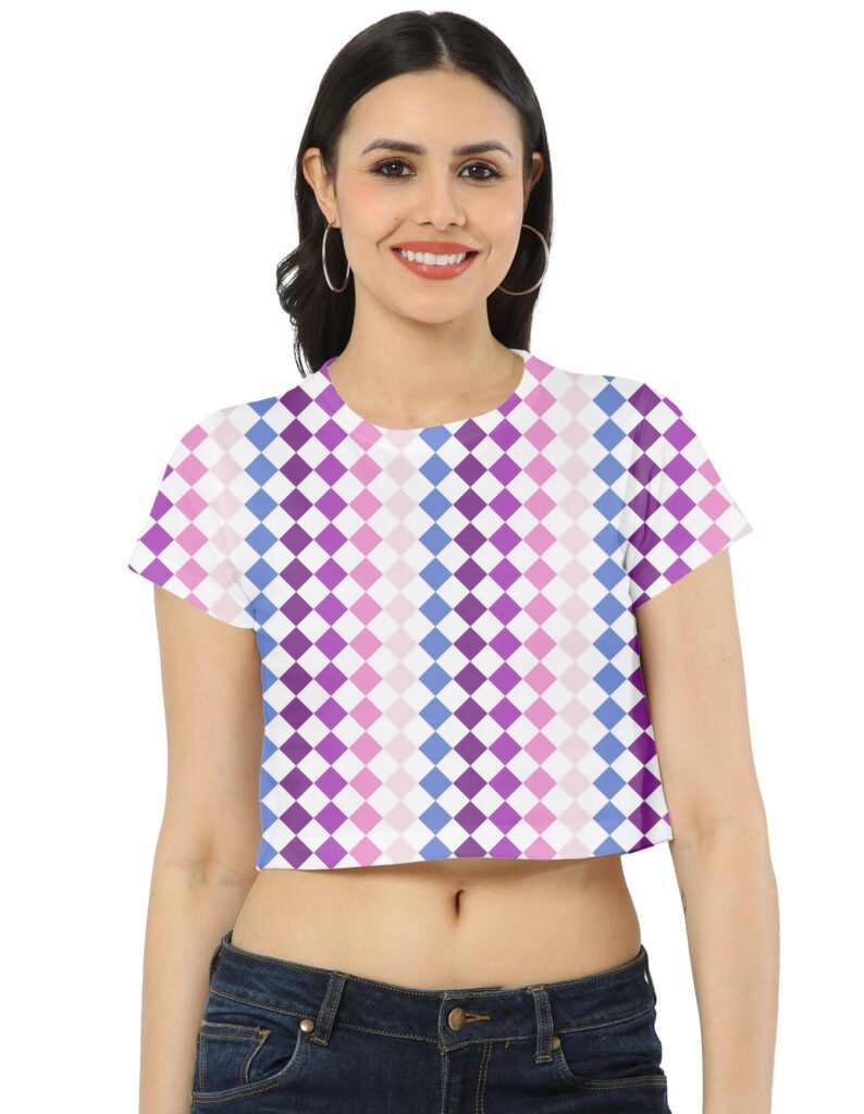 Lilac Whisper PDC Crop Top