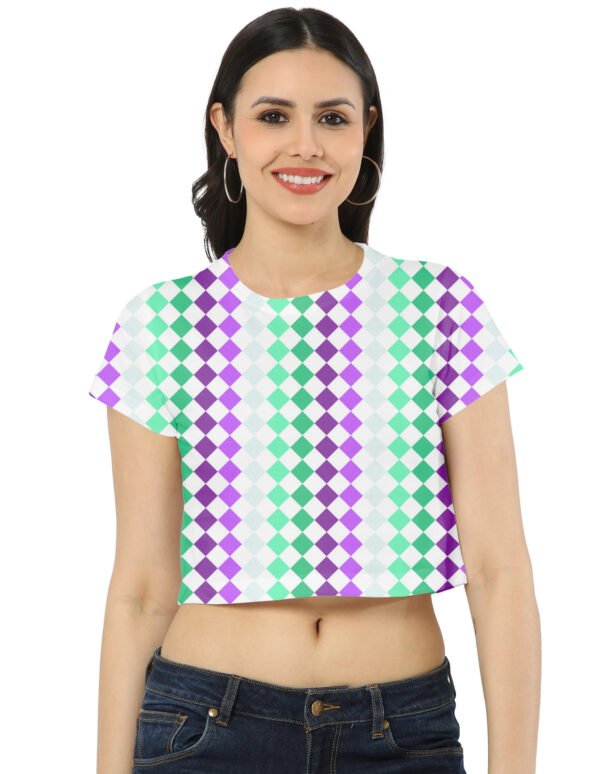Mint Mirage PDC Crop Top