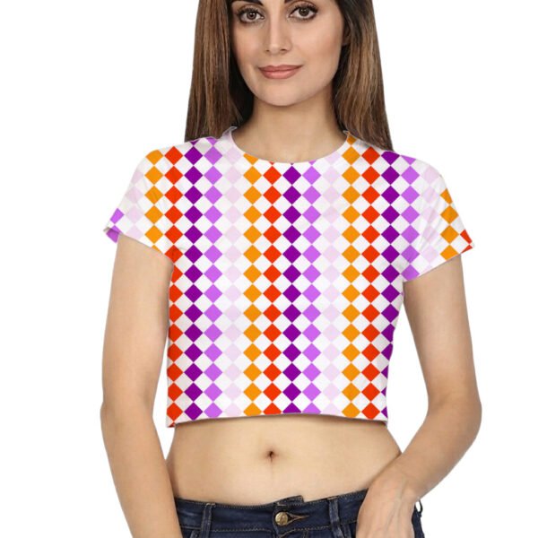 Sunset Disco PDC Crop Top - Image 2