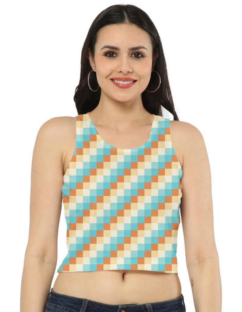 Apricot Shoreline PS Women Crop Tank