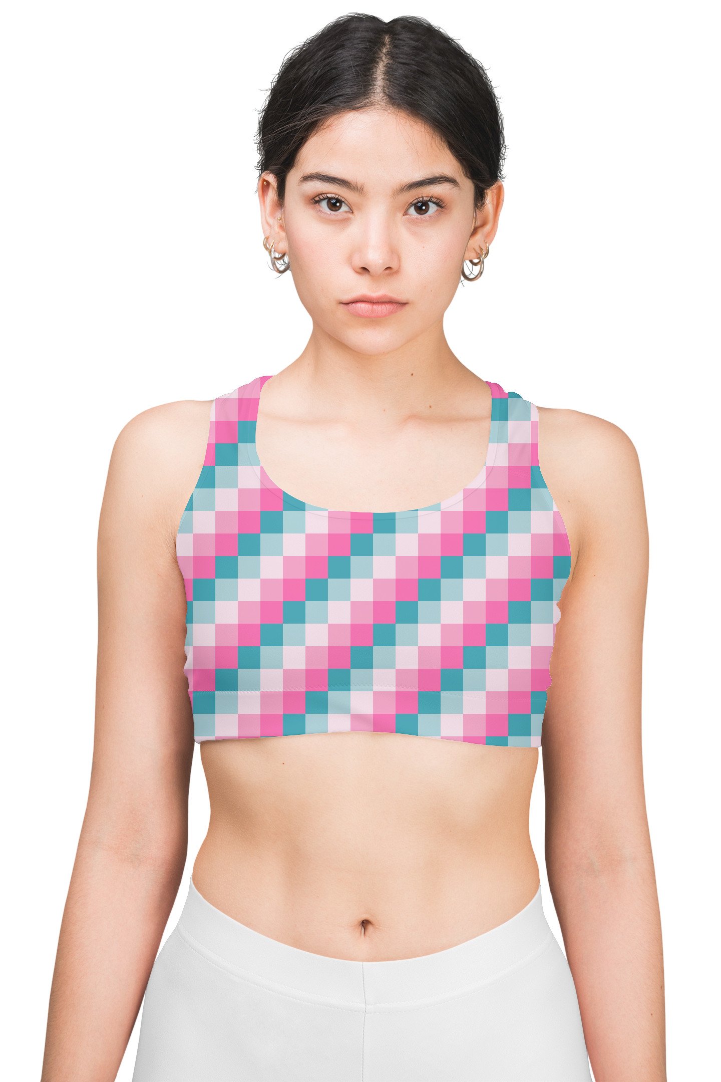 Ocean Meets Rose PS Sports Bra - Image 1