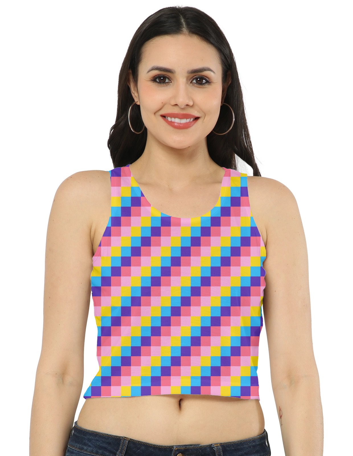 Pop Fiesta PS Women Crop Tank - Image 1