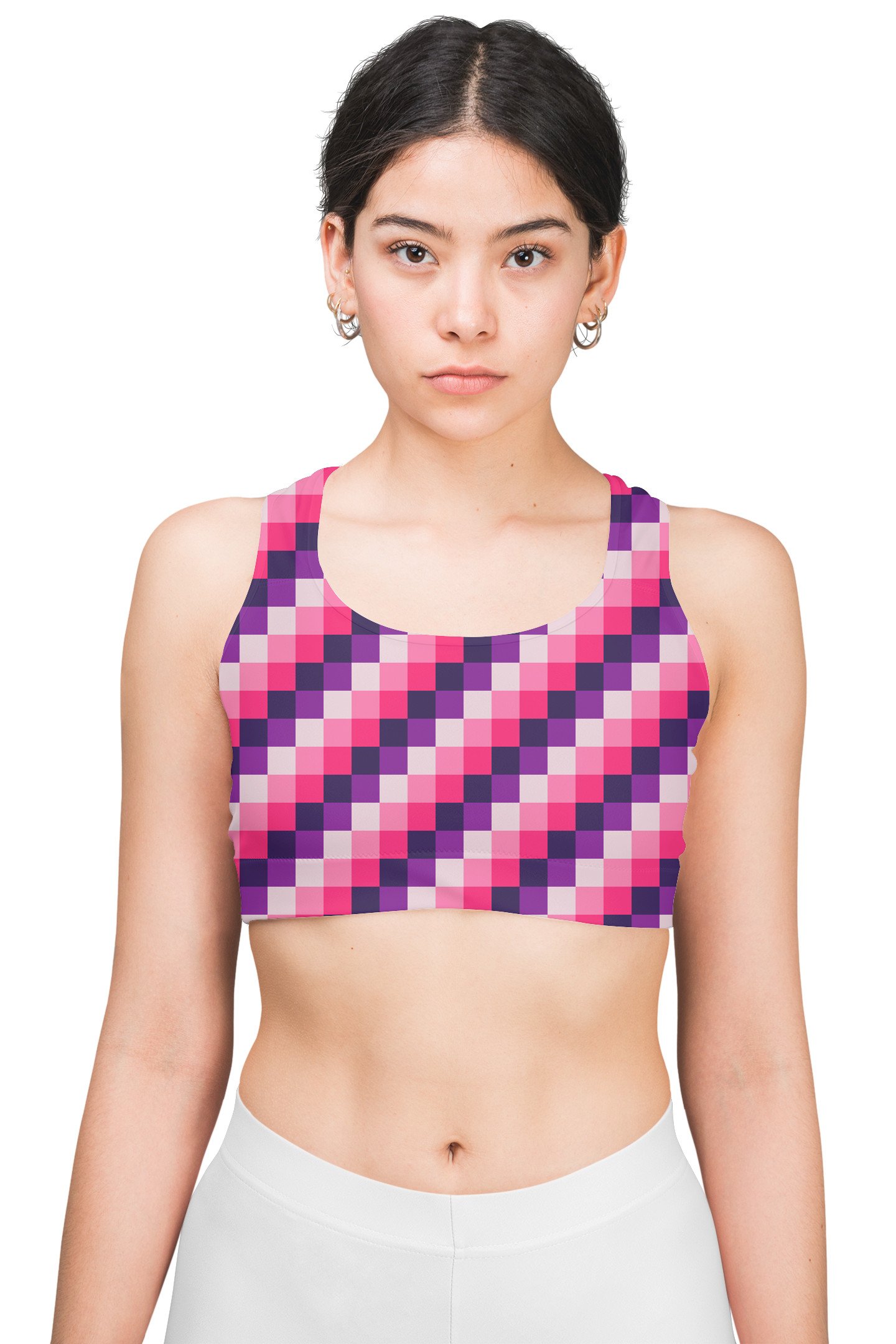 Royal Blossom PS Sports Bra - Image 1
