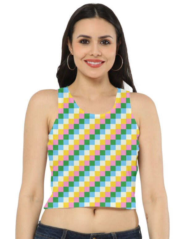 Tropical Picnic PS Women Crop Tank