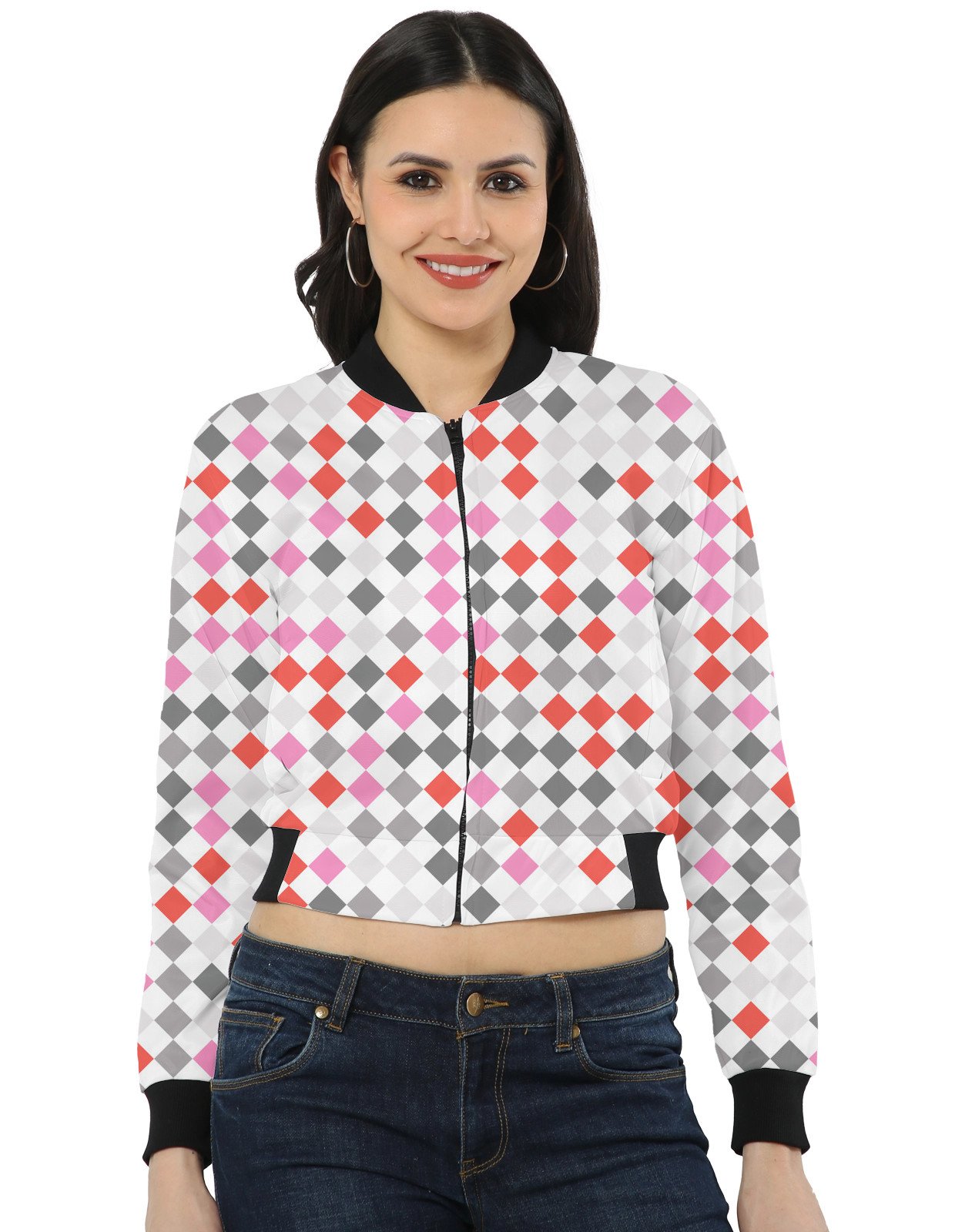 Concrete Base PD Women Bomber Jacket - Image 1