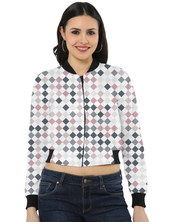Dusty Rose PD Women Bomber Jacket