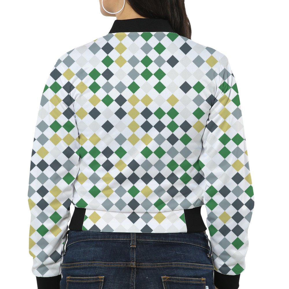 Forest Path PD Women Bomber Jacket - Image 2