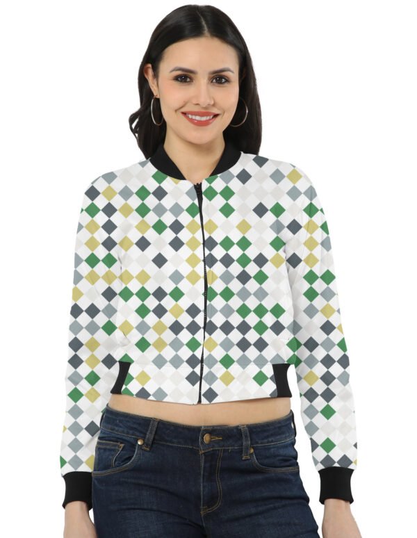 Forest Path PD Women Bomber Jacket