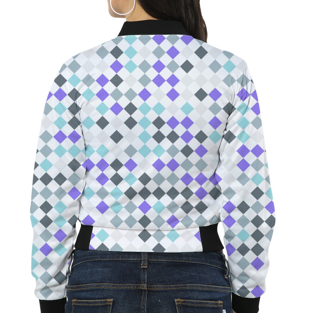 Frosted Lake PD Women Bomber Jacket - Image 2