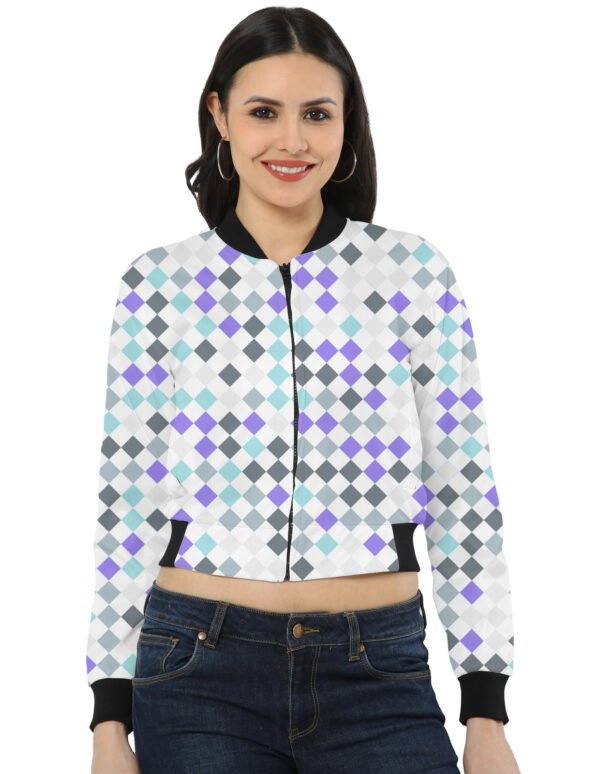 Frosted Lake PD Women Bomber Jacket