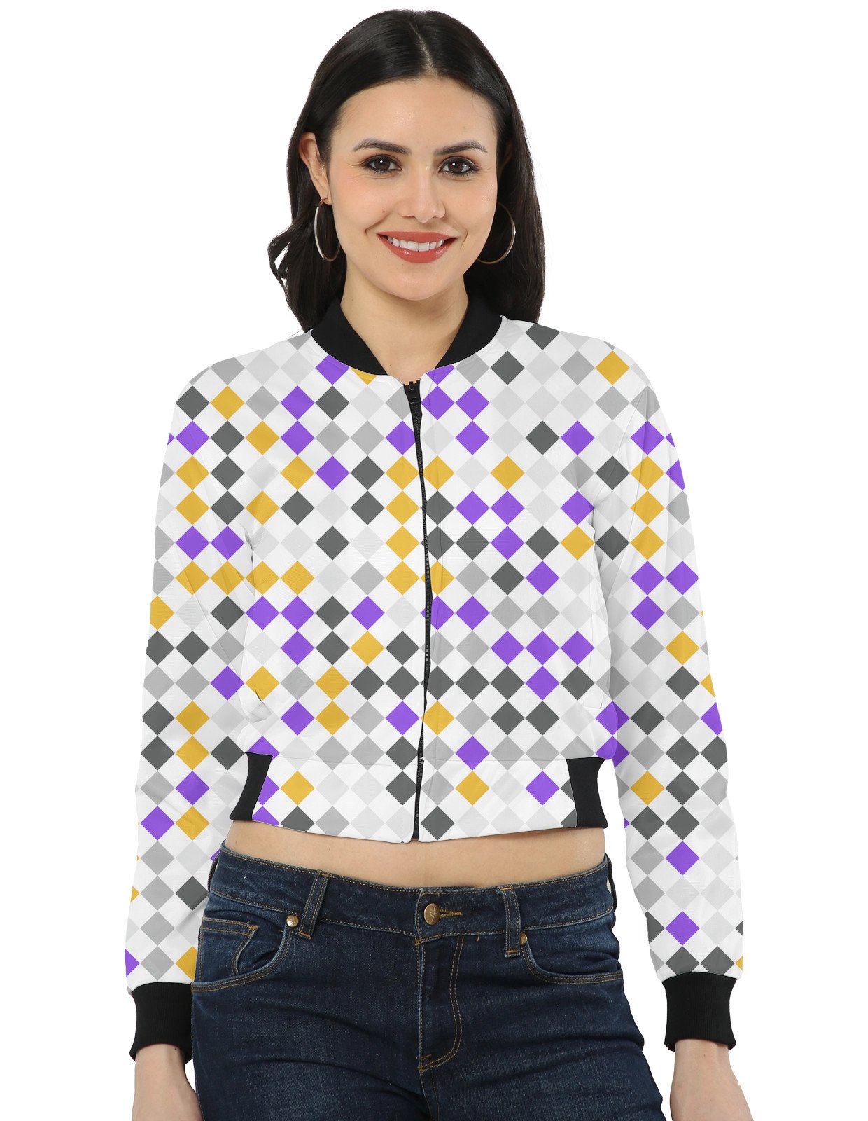 Golden Beam PD Women Bomber Jacket - Image 1