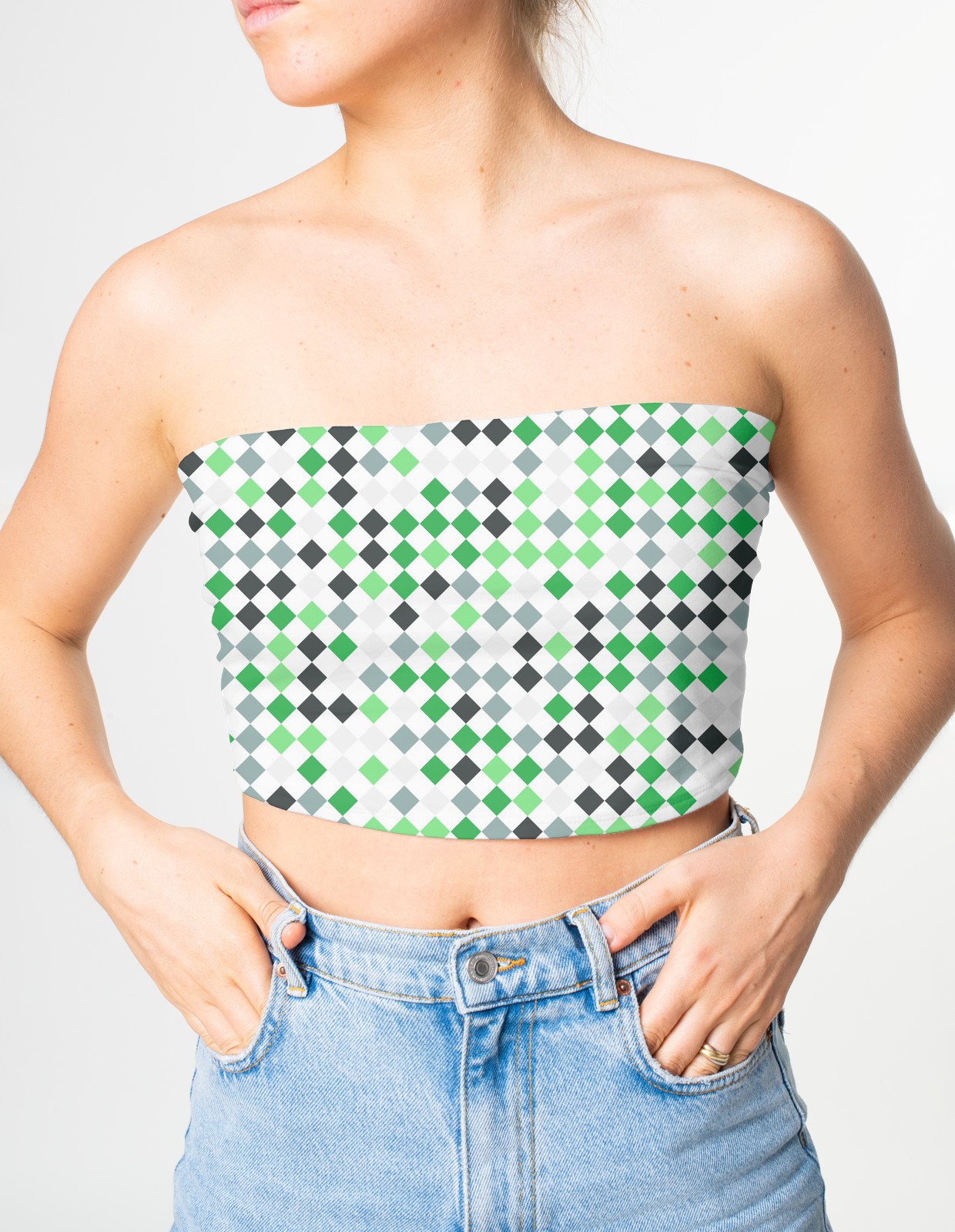 Green Pulse PD Tube Top - Image 1
